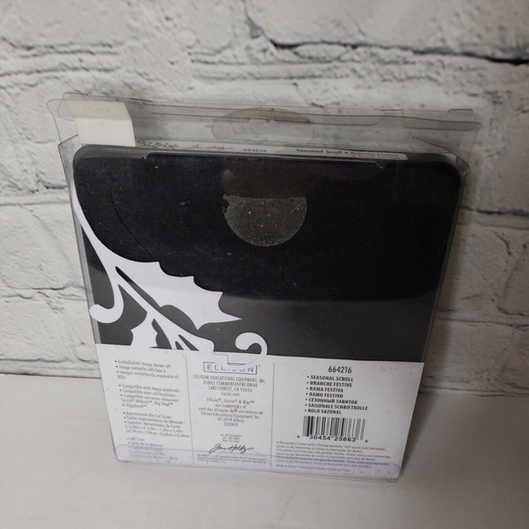 Seasonal Scroll Holly Flourish Sizzix Bigz Die by Tim Holtz 664216 New open box. - Picture 2 of 2